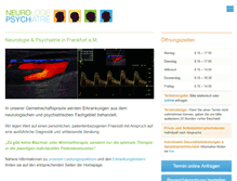 Tablet Screenshot of neuropraxis-ffm.de